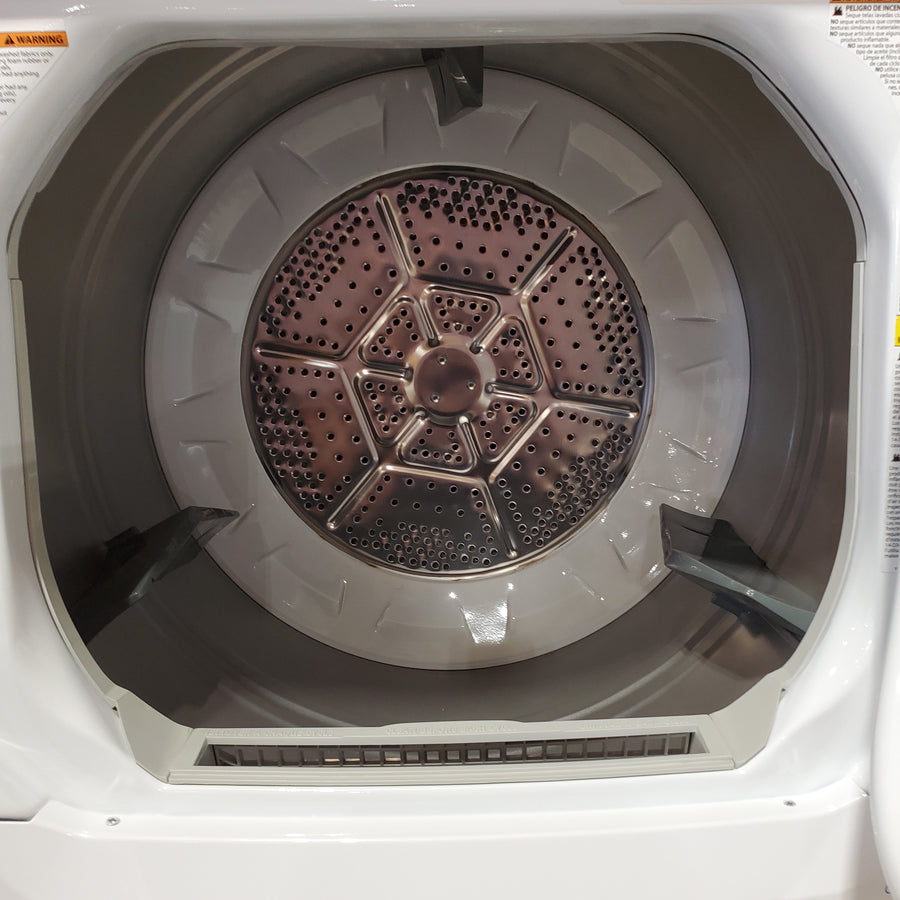 GE 3.8 cu. ft. Washer 5.9 cu. ft. Long Vent Electric Dryer Combo in White GUV27ESSMWW - Certified Refurbished