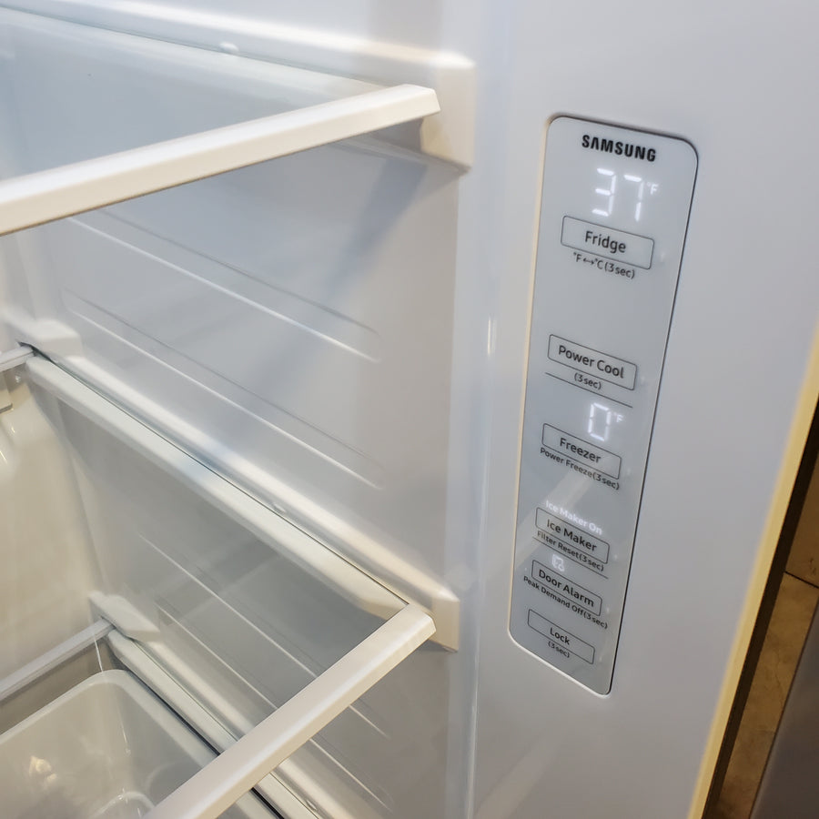 Samsung 36 in. 22 cu. ft. Counter Depth Smart Side by Side Refrigerator in Fingerprint-Resistant Stainless Steel RS22T5201SR - Scratch & Dent (Minor)
