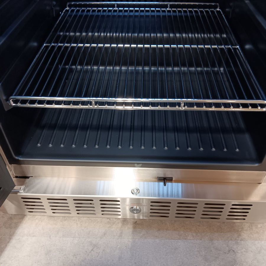 Coyote Outdoor Living 21" 4.1 Cu. Ft. Built-in Compact Refrigerator Left Hinge in Stainless Steel C121R-S-L - Scratch & Dent (Minor)