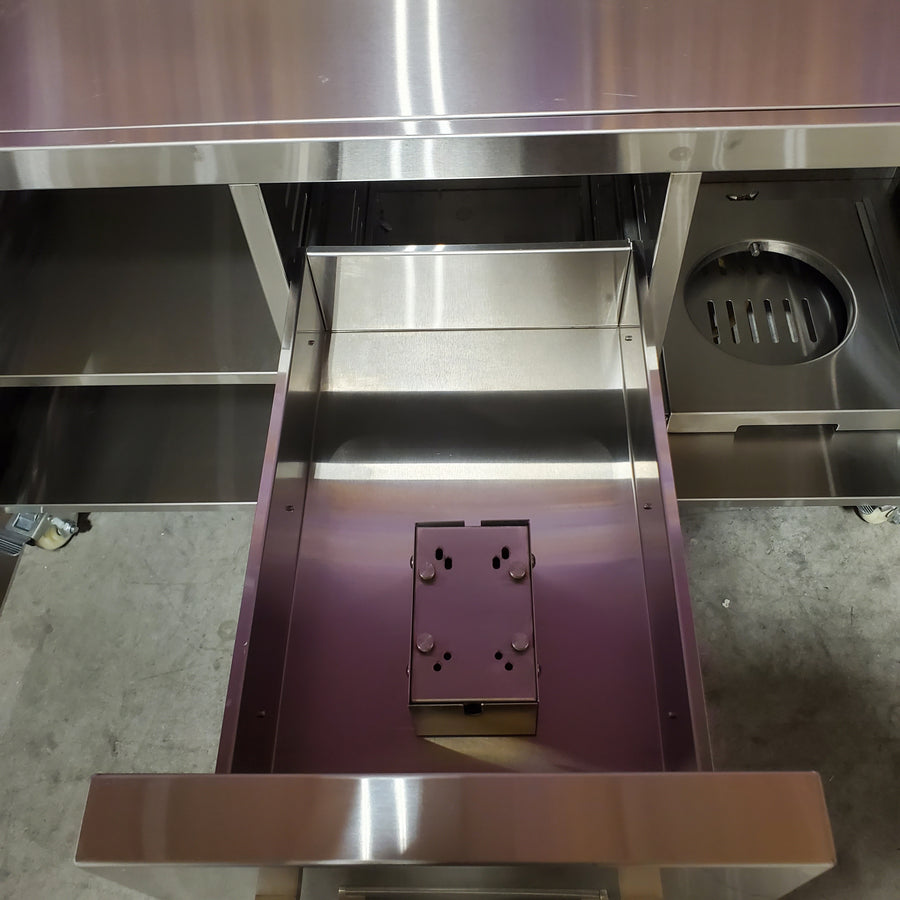 Coyote 50" Grill Cart in Stainless Steel C1HY50CT - Scratch & Dent (Minor)