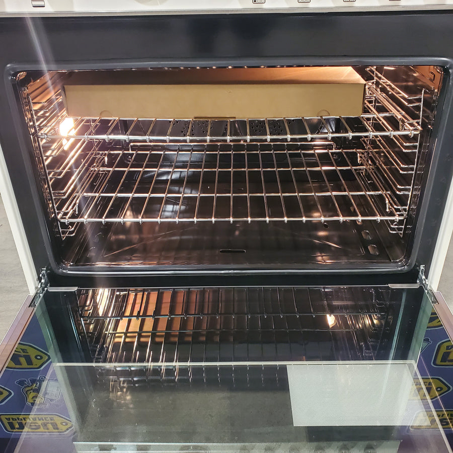 Bertazzoni 36 Inch Freestanding Gas Range with 6 Sealed Burners, 5.7 cu. ft. Oven Capacity, European Convection Oven, and 19000 BTU Power Burners HER366BCFGMAVT - Scratch & Dent (Minor)