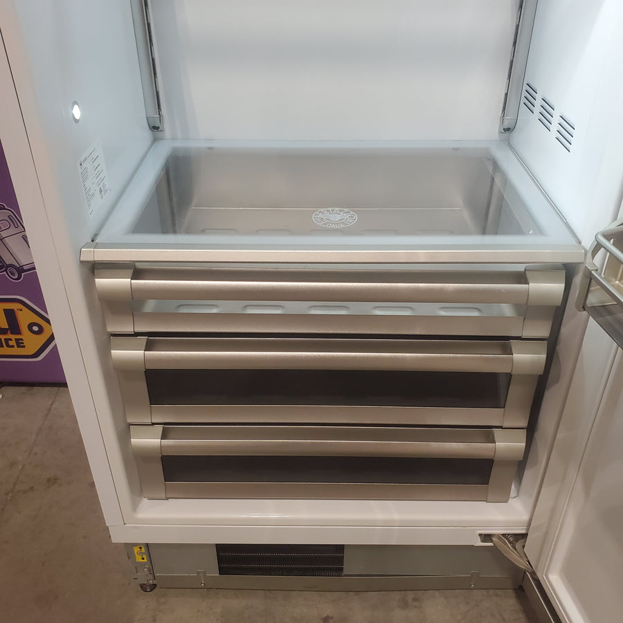 Bertazzoni 36 Inch Built-In All Refrigerator Column with 21.54 cu. ft. Capacity, Sensor-Managed Temperature Zones, and Digital Touch-Controls REF36RCPIXR - Scratch & Dent (Minor)