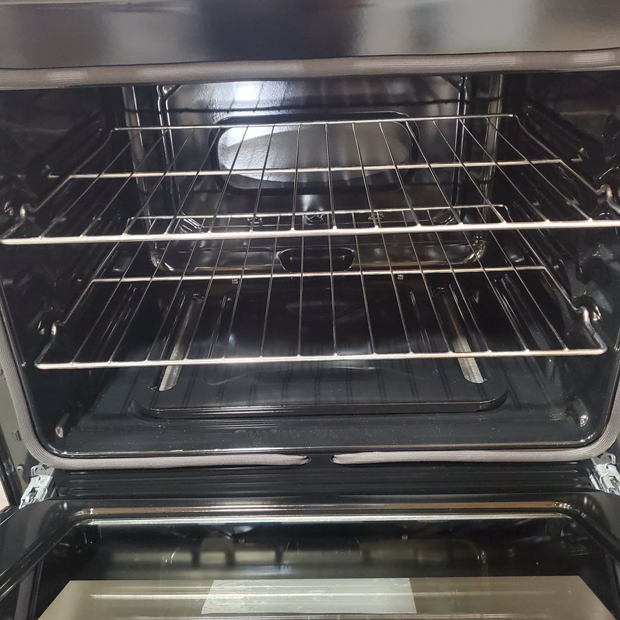 Frigidaire 30-in 5 burners 5.1-cu ft Freestanding Natural Gas Range in Fingerprint Resistant Stainless Steel FCRG306LAF - Open Box