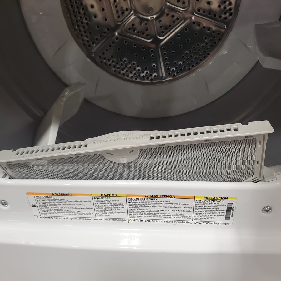 GE® 6.2 cu. ft. Capacity Aluminized Alloy Drum Electric Dryer GTX42EASJWW - Certified Refurbished