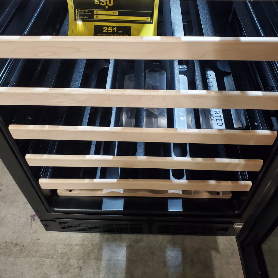 Marvel 24 Inch Built-In Wine Cooler with 54 Bottle Capacity, Smooth-Glide Shelf, Dual Pane Glass Door, and LED Interior Lighting MLWC124-SG01A - Scratch & Dent (Minor)