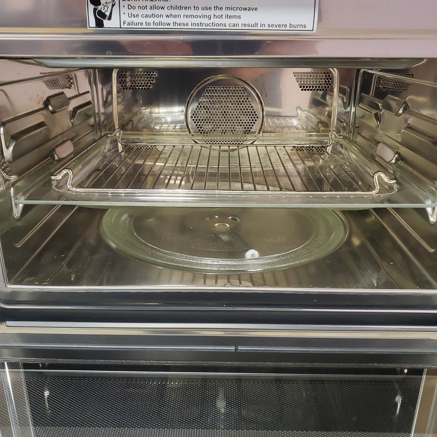 Bertazzoni 30 Inch Convection Speed Oven with 1.34 cu. ft. Capacity, 5 Power Levels, Full-Width Broiler, LED Touch Display and Child Lock PROF30SOEX - Open Box