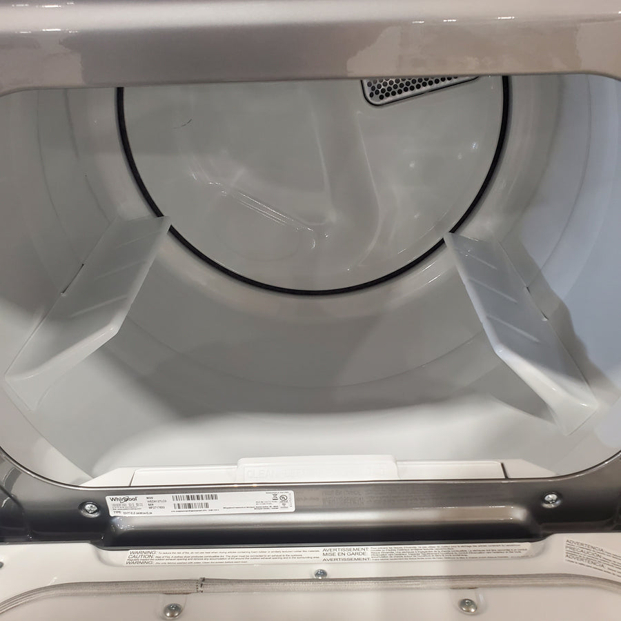 Whirlpool Top Load Electric 7.4 Cu. Ft. Dryer with Advanced Moisture Sensing and Wrinkle Shield Technology WED8127LC - Scratch and Dent (Minor)
