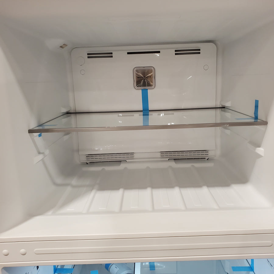 Midea 21 cu. ft. Garage Ready Top-Freezer Refrigerator in Black MRT21D3BBB - Scratch & Dent (Moderate)