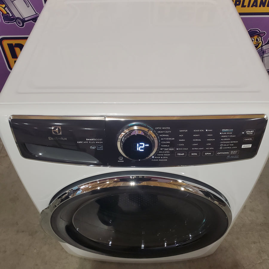 Electrolux 4.5 Cu.Ft. Stackable Front Load Washer with Steam and SmartBoost Wash System ELFW7637AW - Scratch & Dent (Minor)