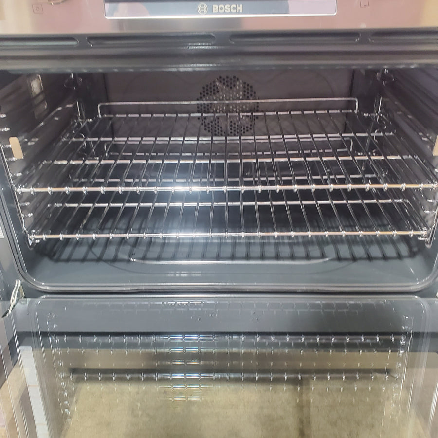 Bosch 800 Series 36 in. 3.7 cu ft. 5 Burner Slide-In Industrial Pro Style Induction Range w/ Convection Pro in Stainless Steel HIS8655U - Scratch & Dent (Minor)