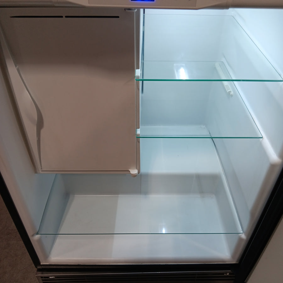 U-Line 24 Inch Compact Refrigerator-Freezer with 5.7 Cu Ft. Capacity, 3-Removable Tempered Glass Shelves, and Digital Touch Pad Control UHRF124-SS01A - Open Box