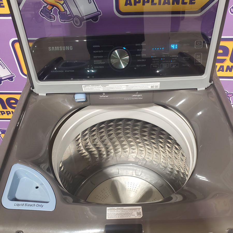 Samsung 4.5 cu. ft. Capacity Top Load Washer with Active WaterJet in Platinum WA45T3400AP - Certified Refurbished