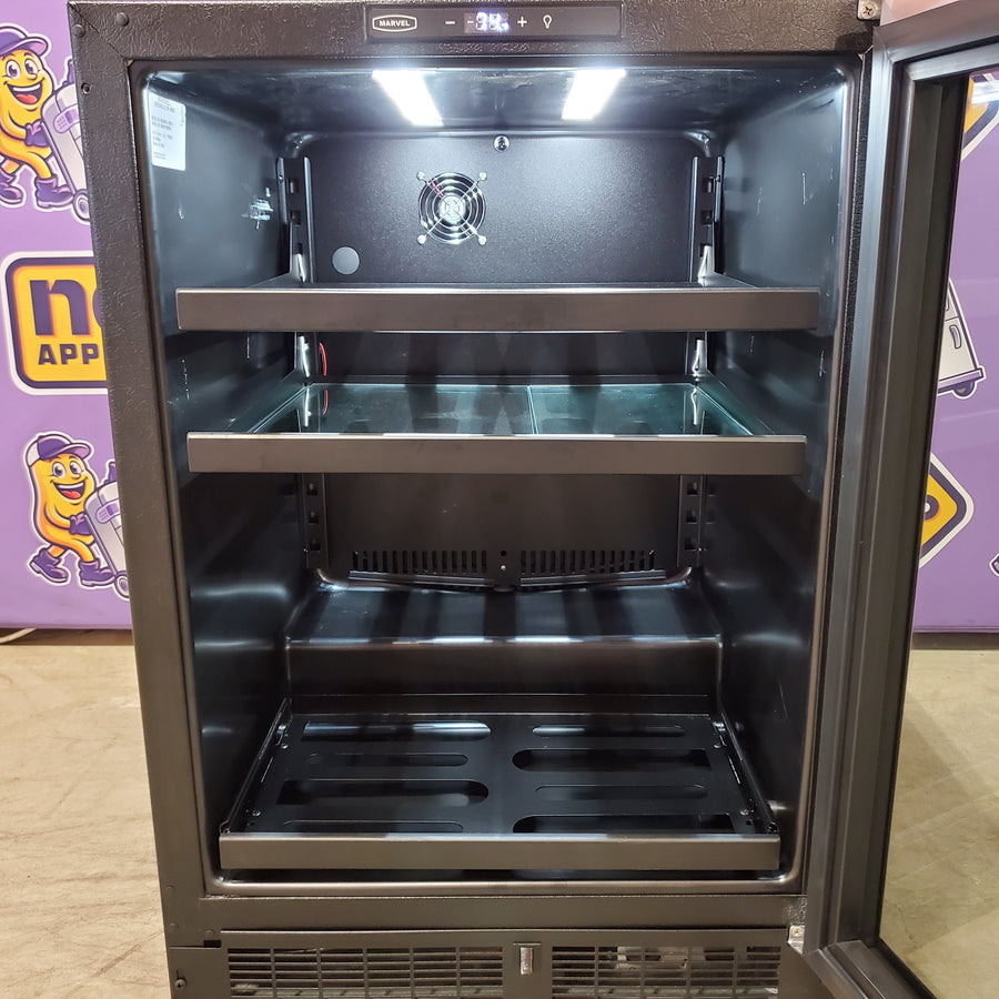 Marvel 24 Inch Built-In Beverage Center with 162 Can and 18 Wine Bottle Capacity, Dynamic Cooling Technology, and Thermal-Efficient Cabinet MLBV224SG01A - Scratch & Dent (Minor)