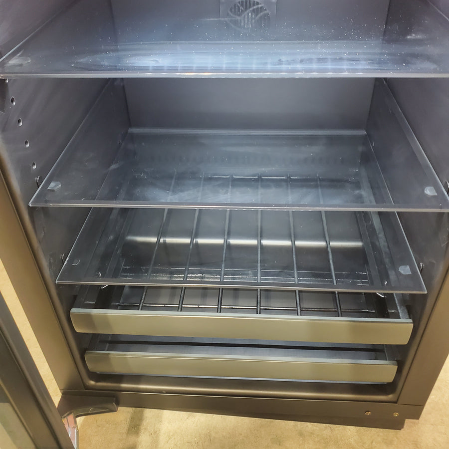 U-Line 24 Inch Built-in Beverage Center with 4.9 cu. ft. Capacity, 79 12-oz. Bottle Capacity, 123 12-oz. Can Capacity, 10 Wine Bottle Capacity, and Convection Cooling System U3024BEVS00B - Scratch & Dent (Minor)
