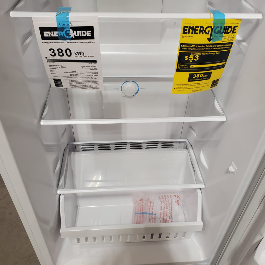 Frigidaire 13 cu. ft. Garage Ready Convertible Frost Free Upright Freezer in White FFUE1326AW - Scratch & Dent (Moderate)