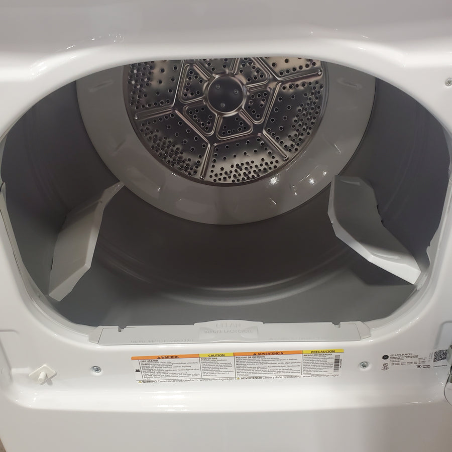 GE White Electric Aluminized Alloy Drum 7.2 Cu. Ft. Dryer with Sensor Dry and Extended Tumble GTD45EASJWS - Certified Refurbished