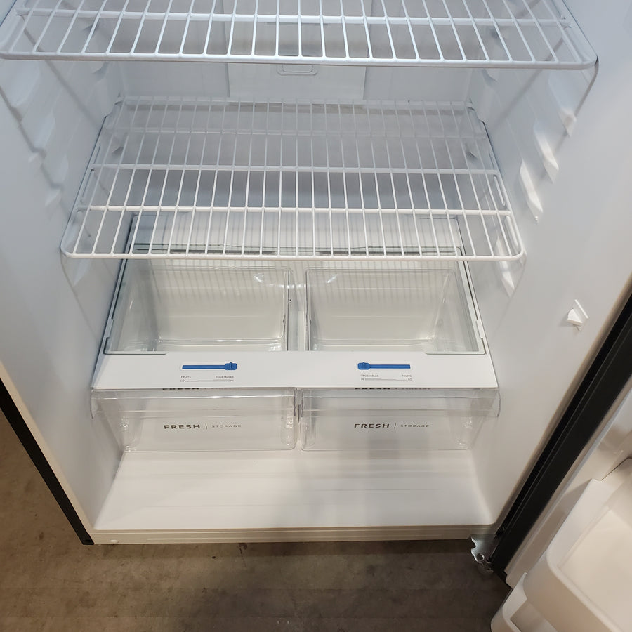 Frigidaire 19 Cu. Ft. Garage Ready Top Freezer Refrigerator in Black FRTE1814AB