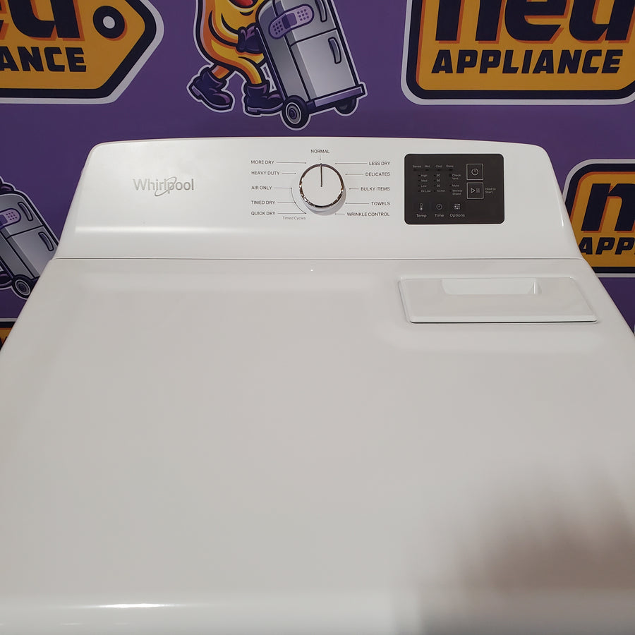 Whirlpool 7.0 cu. ft. Electric Dryer with Adaptive Dry and Wrinkle Shield™ Option WED4307SW - Open Box (Copy)