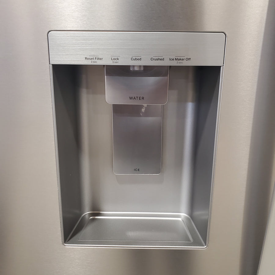 Whirlpool French Door 30 cu ft Refrigerator in Fingerprint Resistant Stainless Finish with In-Door Water and Ice Maker - 30 cu. ft. WRFF3536SZ - Scratch & Dent (Minor)