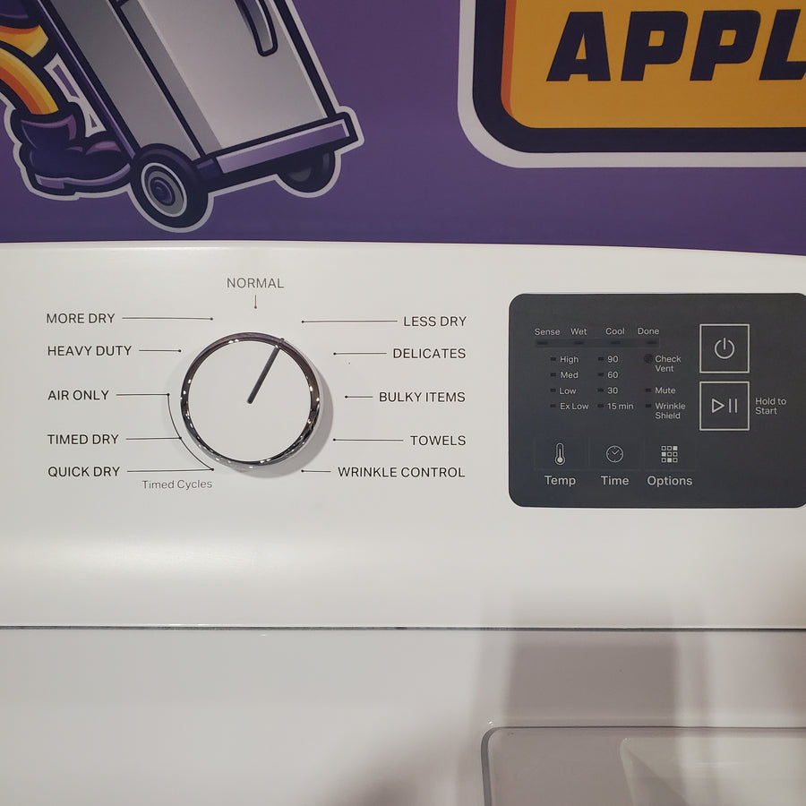 Whirlpool 7.0 cu. ft. Electric Dryer with Adaptive Dry and Wrinkle Shield™ Option WED4307SW - Scratch & Dent (Minor)