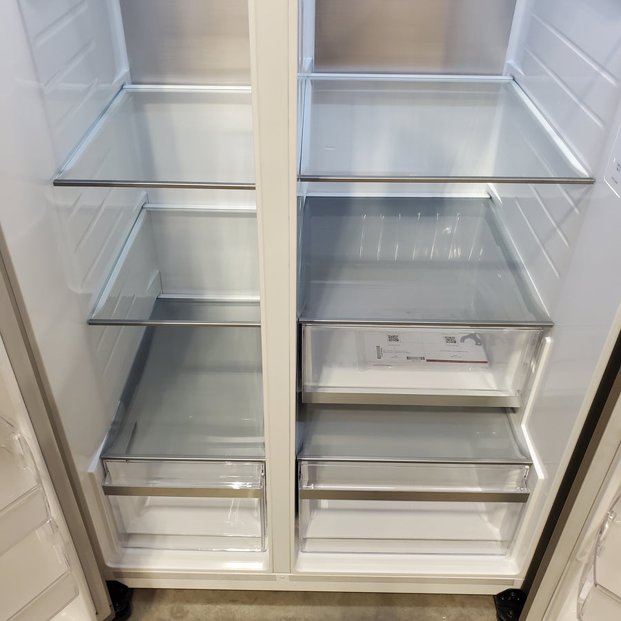 LG 27 cu. ft. Smart Side-by-Side Refrigerator with Smooth Touch Ice & Water Dispenser LL27T3530S - Scratch & Dent (Moderate)