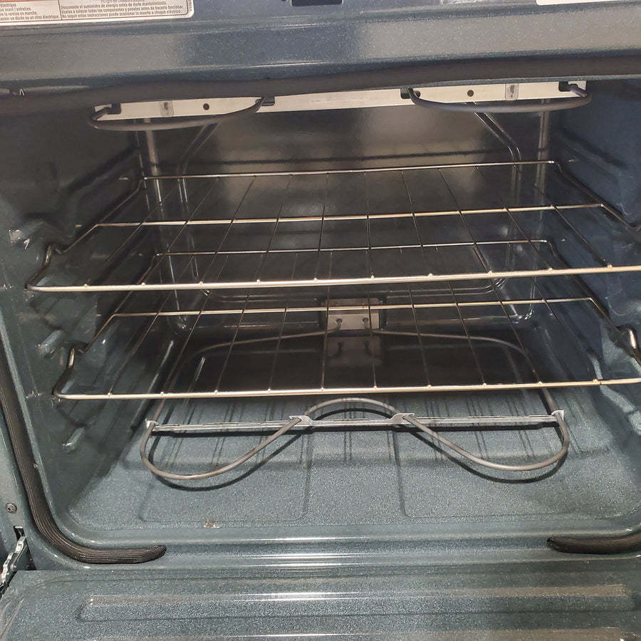 Whirlpool White 4.8 cu. ft. Electric Range with Keep Warm setting and Control Lock Mode WFC150M0JW - Open Box