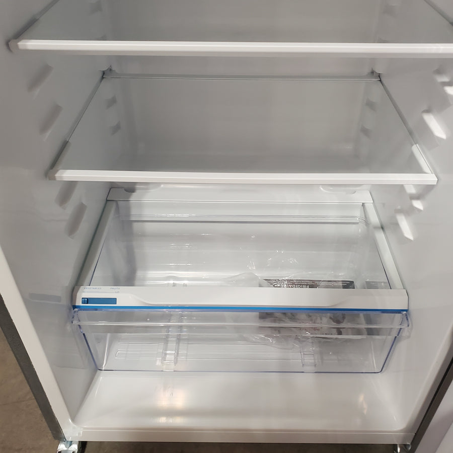 Frigidaire 14 Cu. Ft. Top Freezer Refrigerator in Fingerprint Resistant Stainless Steel FFHT1425VV - Scratch & Dent (Moderate)