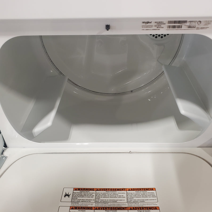 Whirlpool 7.0 cu. ft. Electric Dryer with Adaptive Dry and Wrinkle Shield™ Option WED4307SW - Open Box