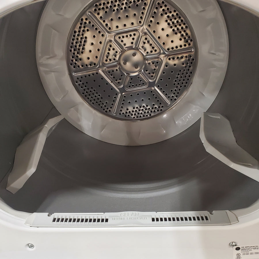 GE White Electric 7.2 Cu. Ft. Dryer with Aluminized Alloy Drum GTD42EASJWW - Certified Refurbished