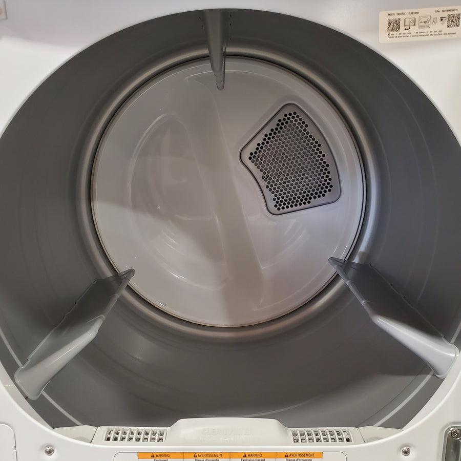 LG 7.3 Cu. Ft. Electric Rear Control Ultra Large Capacity Dryer in White with Sensor Dry DLE6100W - Open Box