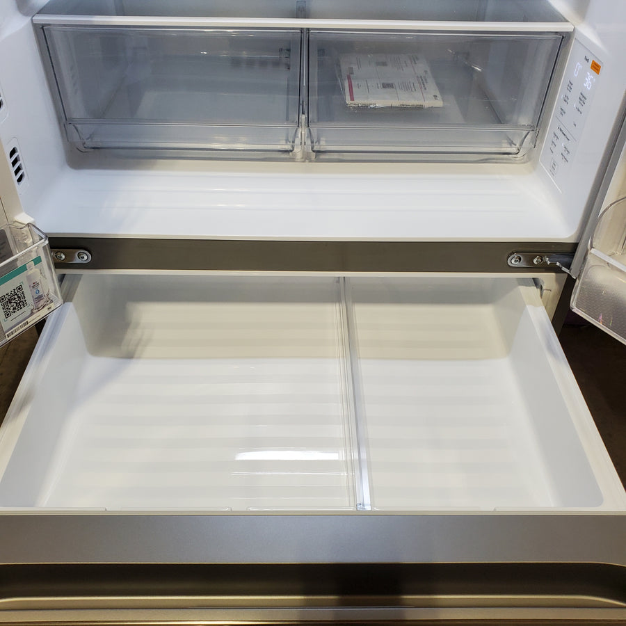 LG 29 cu. ft. Smart Standard-Depth MAX™ 4-Door French Door Refrigerator with Full-Convert Drawer™ in Print Proof Stainless Steel LF29H8330S - Scratch & Dent (Moderate)