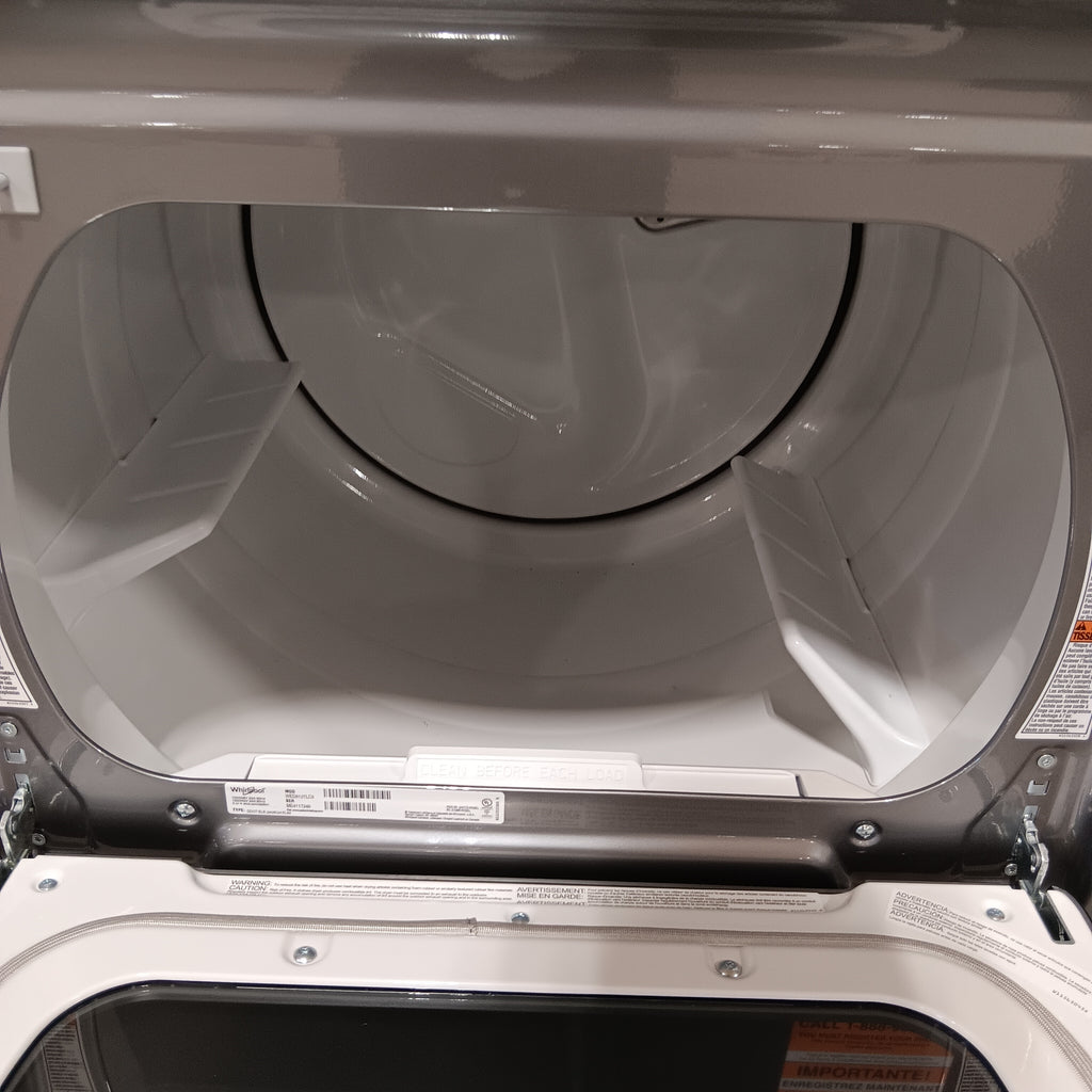 Whirlpool Top Load 5.2 Cu. Ft. Washer with Removable Agitator WTW8127LC - Open Box and Whirlpool Electric 7.4 Cu. Ft. Dryer with Moisture Sensor 16276 - WED8127LC - Open Box
