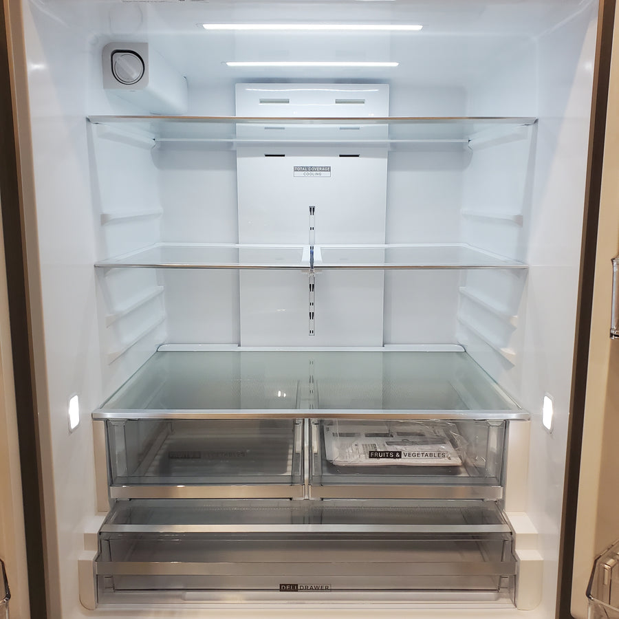 Whirlpool French Door 31 Cu. Ft. Refrigerator with Total Coverage Cooling in Fingerprint Resistant Stainless Steel 22521657 - WRFF3136SZ - Open Box