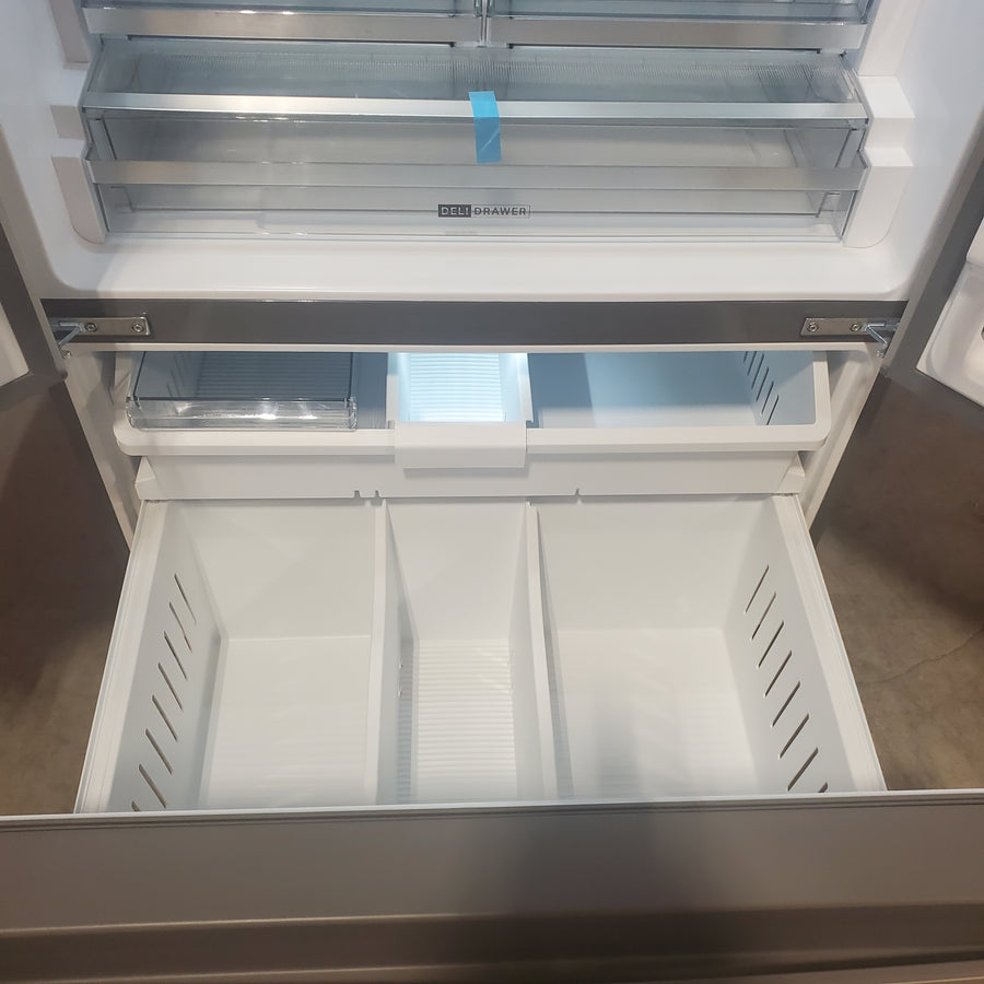 Whirlpool French Door 31 Cu. Ft. Refrigerator with Total Coverage Cooling in Fingerprint Resistant Stainless Steel WRFF3136SZ - Scratch & Dent (Minor)