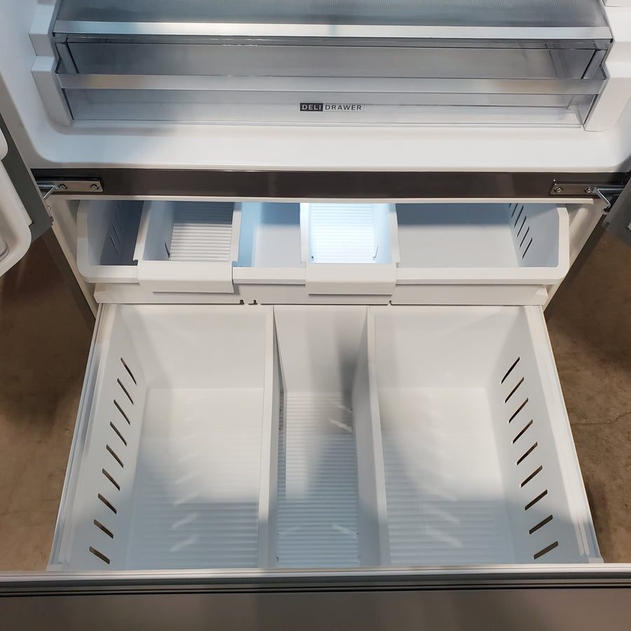 Whirlpool French Door Refrigerator in Fingerprint Resistant Stainless Finish with In-Door Water and Ice Maker - 30 cu. ft. WRFF3536SZ - Scratch & Dent (Minor)