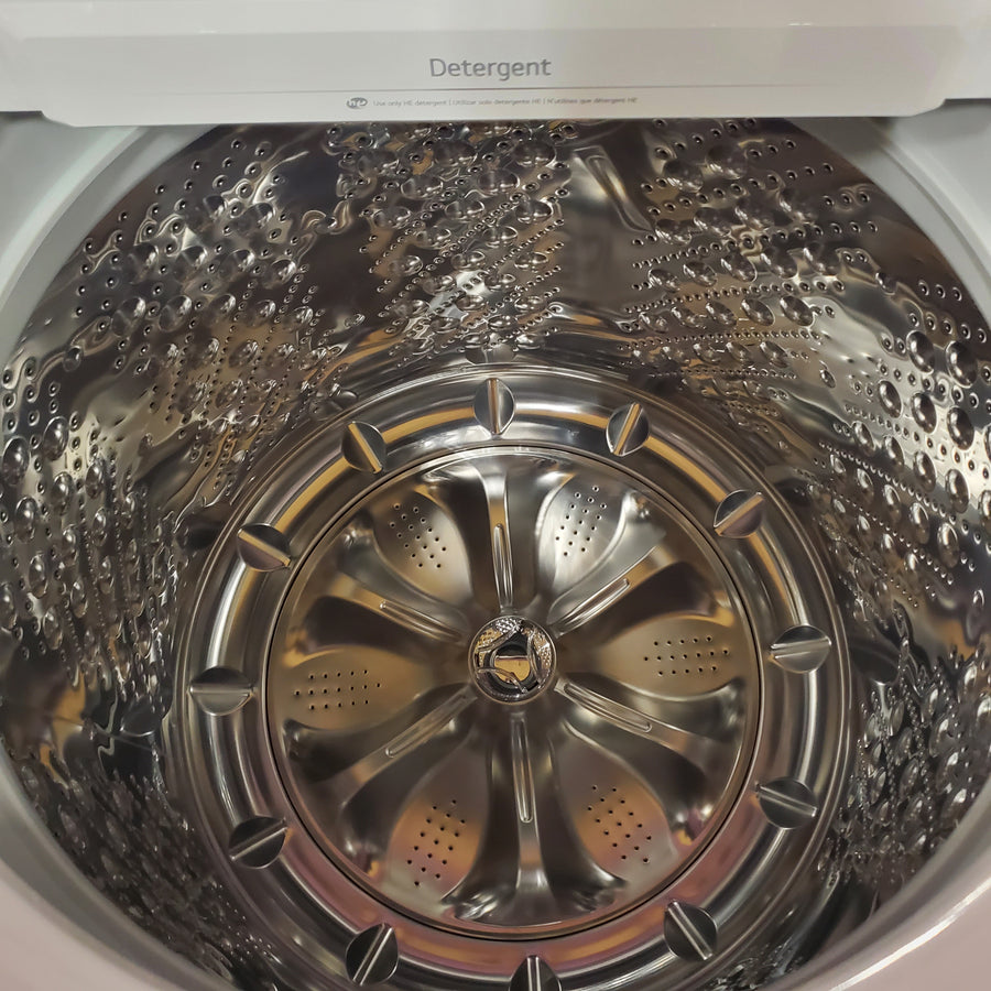 LG 5.5 cu. ft. Mega Capacity Top Load Washer with Impeller in Alpine White WT8400CW - Scratch & Dent (Minor)