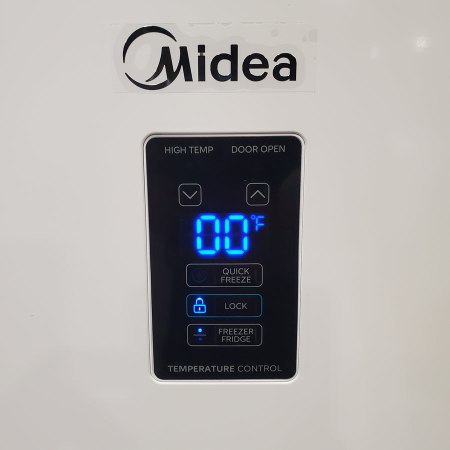 Midea 17 cu. ft. Convertible Upright Freezer in White MRU17F5AWW - Scratch & Dent (Moderate)