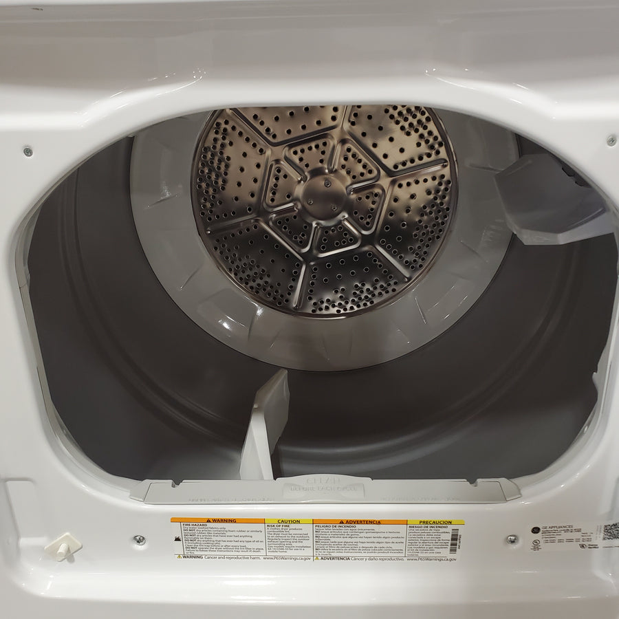 GE White Electric 7.2 Cu. Ft. Dryer with Aluminized Alloy Drum GTD42EASJWW - Certified Refurbished