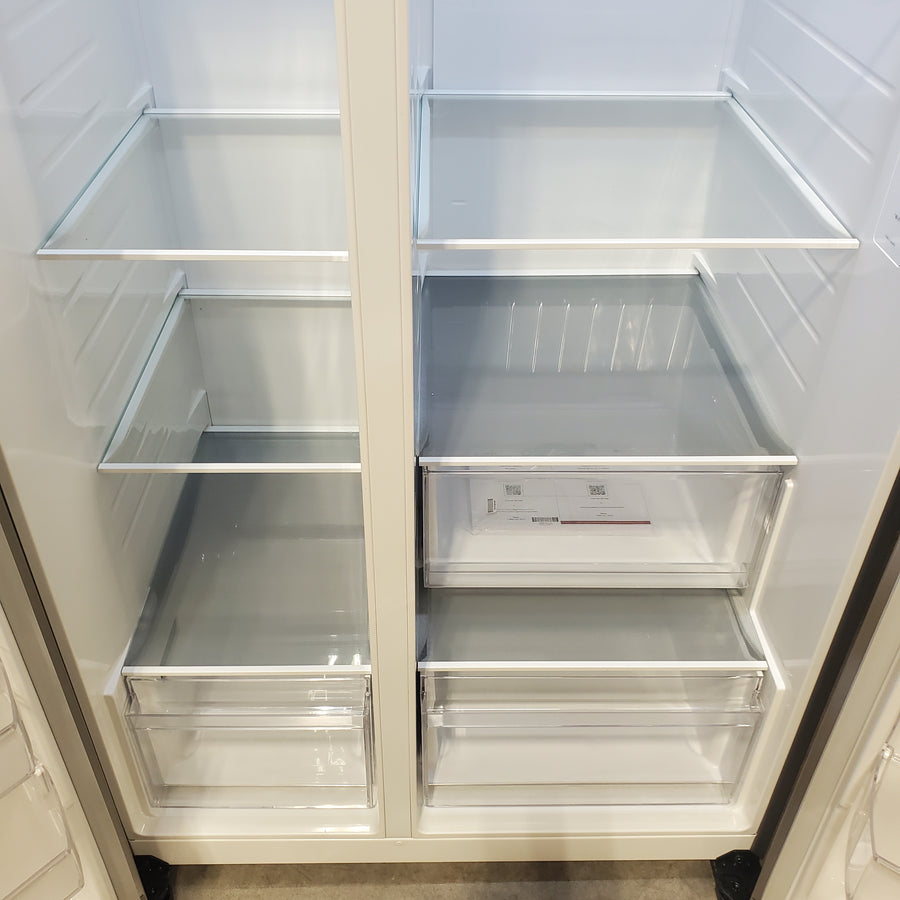 LG 27 cu. ft. Standard-Depth, Side-by-side Refrigerator, with Ice and Water and Bar Handle Design LS27T3230S - Scratch & Dent (Minor)