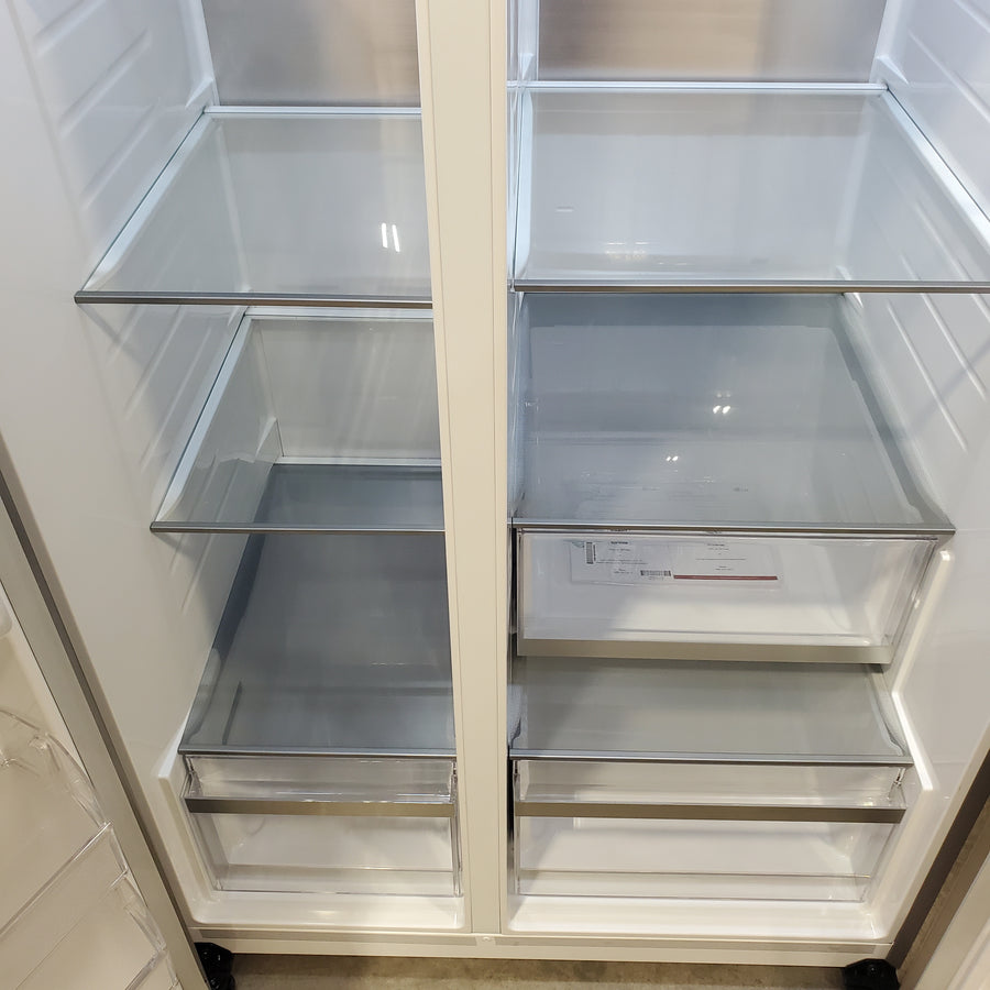 LG 27 cu. ft. Smart Side-by-Side Refrigerator with Smooth Touch Ice & Water Dispenser LL27T3530S - Scratch & Dent (Minor)
