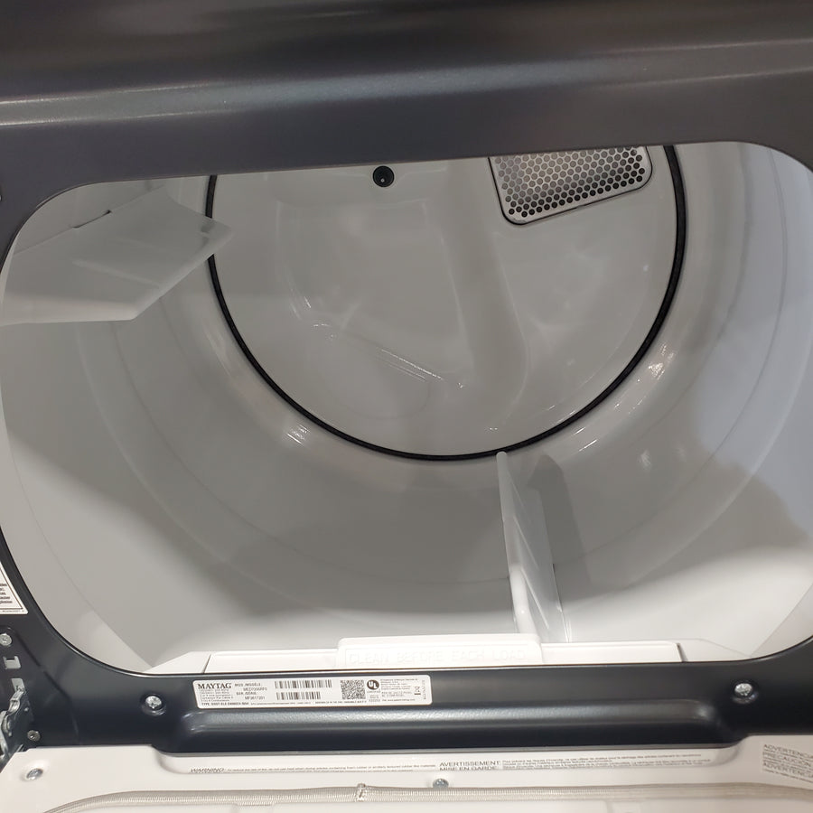 Maytag 7.4 Cu. Ft. Pet Pro Top Load Electric Dryer with Sanitize Cycle MED7205RF - Scratch & Dent (Minor)