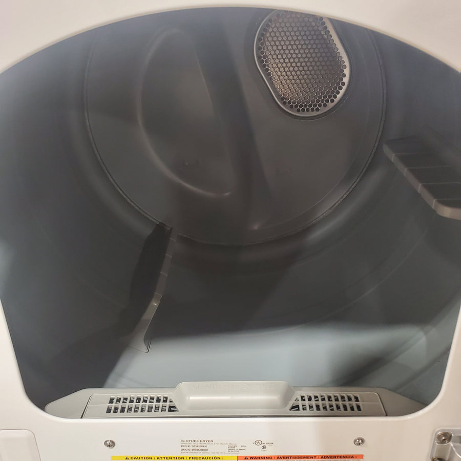 Samsung White Top Load 5.0 Cu. Ft. Washer with Active Water Jet WA50R5200AW - Open Box and Samsung White Electric 7.4 Cu. Ft. Dryer with Sensor Dry DVE50R5200W - Certified Refurbished