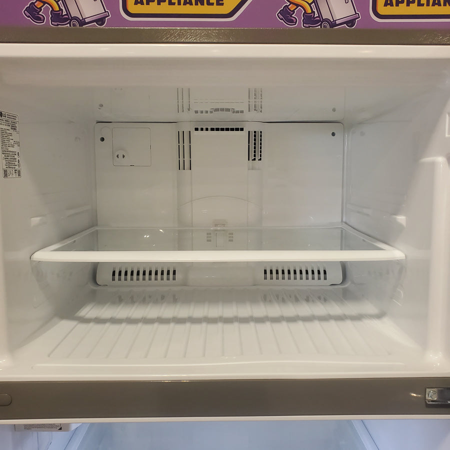 LG 33" Wide 24 cu ft Top Freezer Refrigerator with Internal Water Dispenser and LED Lighting LRTLS2403S - Scratch & Dent (Minor)