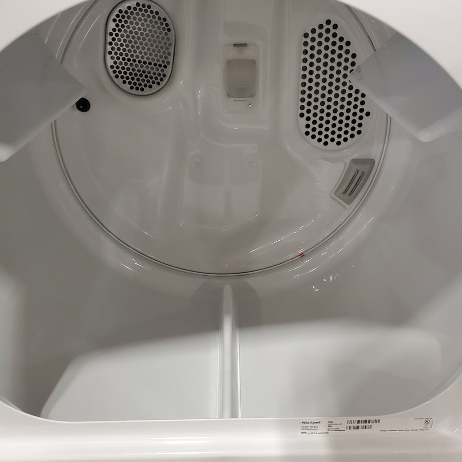 Whirlpool 4.5 Cu. Ft. Top Load Agitator Washer with Built-In Faucet WTW5015LW - Certified Refurbished and Whirlpool Top Load Style Electric Moisture Sensing 7.0 Cu. Ft. Dryer with Steam WED5050LW - Scratch & Dent (Minor)