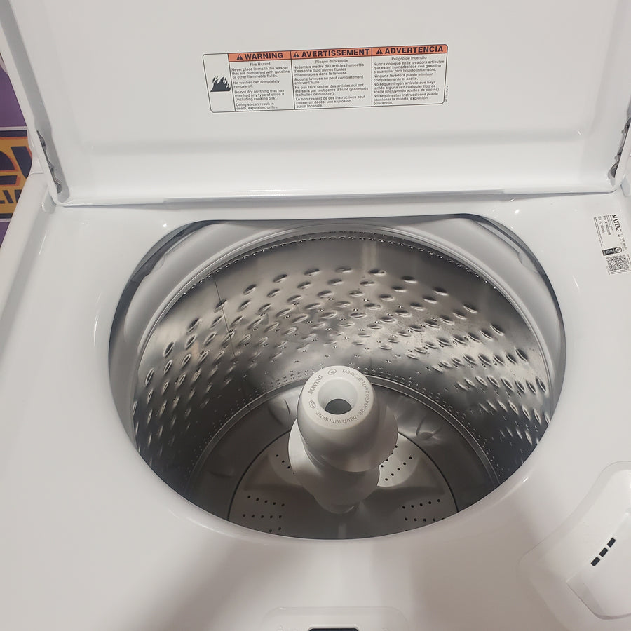 Maytag 4.2 Cu. Ft. Capacity Top Load Washer in White MTW4205SW - Scratch & Dent (Minor)