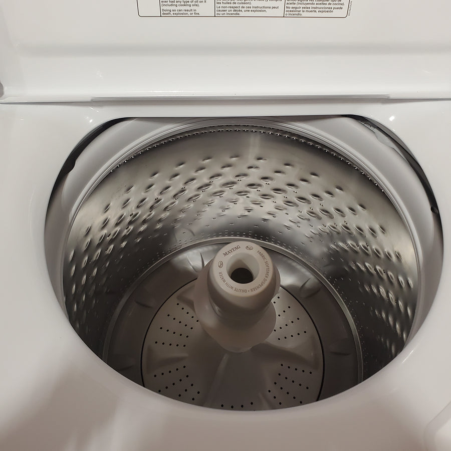Maytag 4.2 Cu. Ft. Capacity Top Load Washer in White MTW4205SW - Scratch & Dent (Minor)
