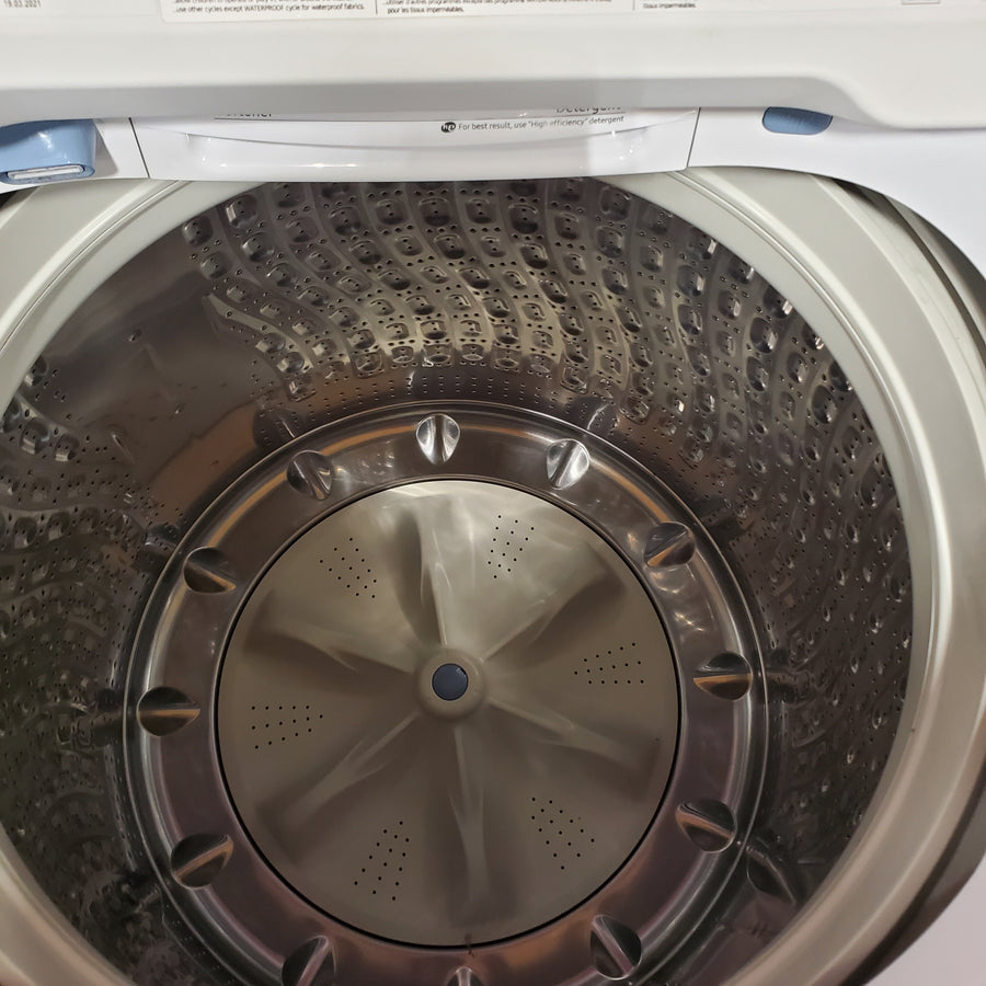Samsung ENERGY STAR 5.0 cu. ft. Top Load Washing Machine with Active Water Jet WA50R5200AW - Certified Refurbished