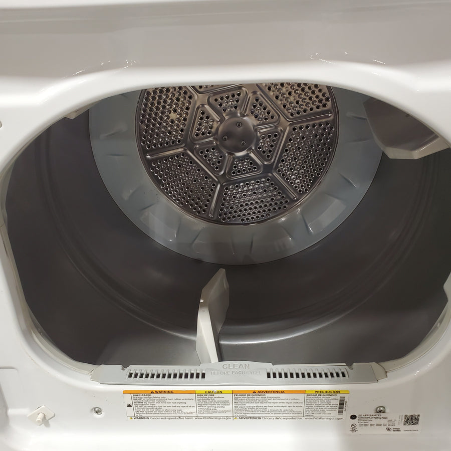 GE White Top Load 4.4 Cu. Ft. Washer with Stainless Steel Basket GTW490ACJWS - Certified Refurbished and GE White Electric 7.2 Cu. Ft. Dryer with Aluminized Alloy Drum GTD45EASJWS - Certified Refurbished