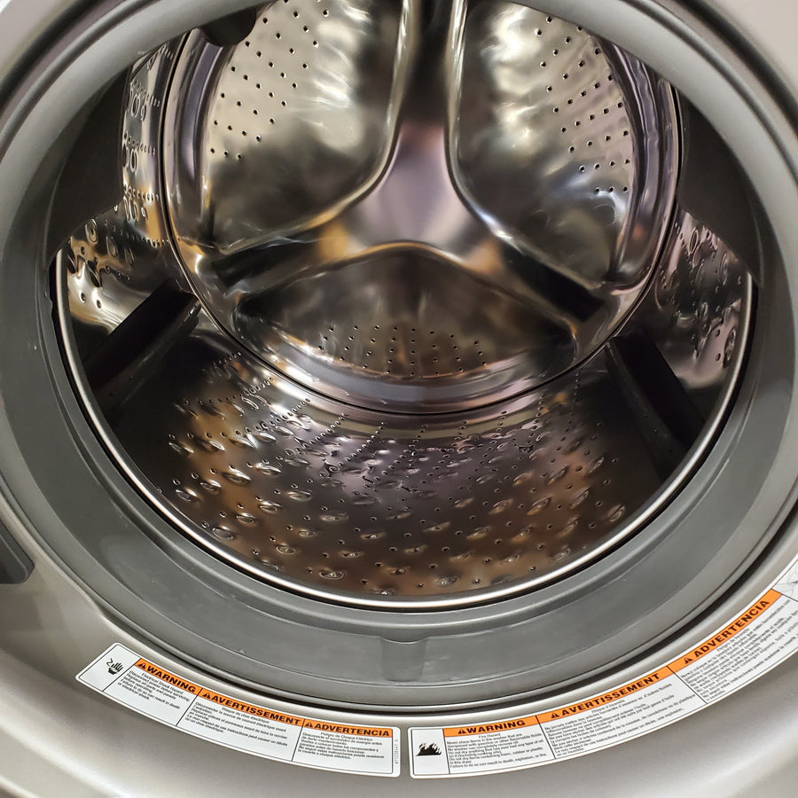 Whirlpool 4.5 cu. ft. Smart Front Load ENERGY STAR® Washer with FreshFlow™ Vent System WFW5720RR - Scratch & Dent (Minor) and Whirlpool 7.4 cu. ft. 240-Volt Stackable Electric Vented Dryer with Steam Refresh WED90HEFC - Certified Refurbished