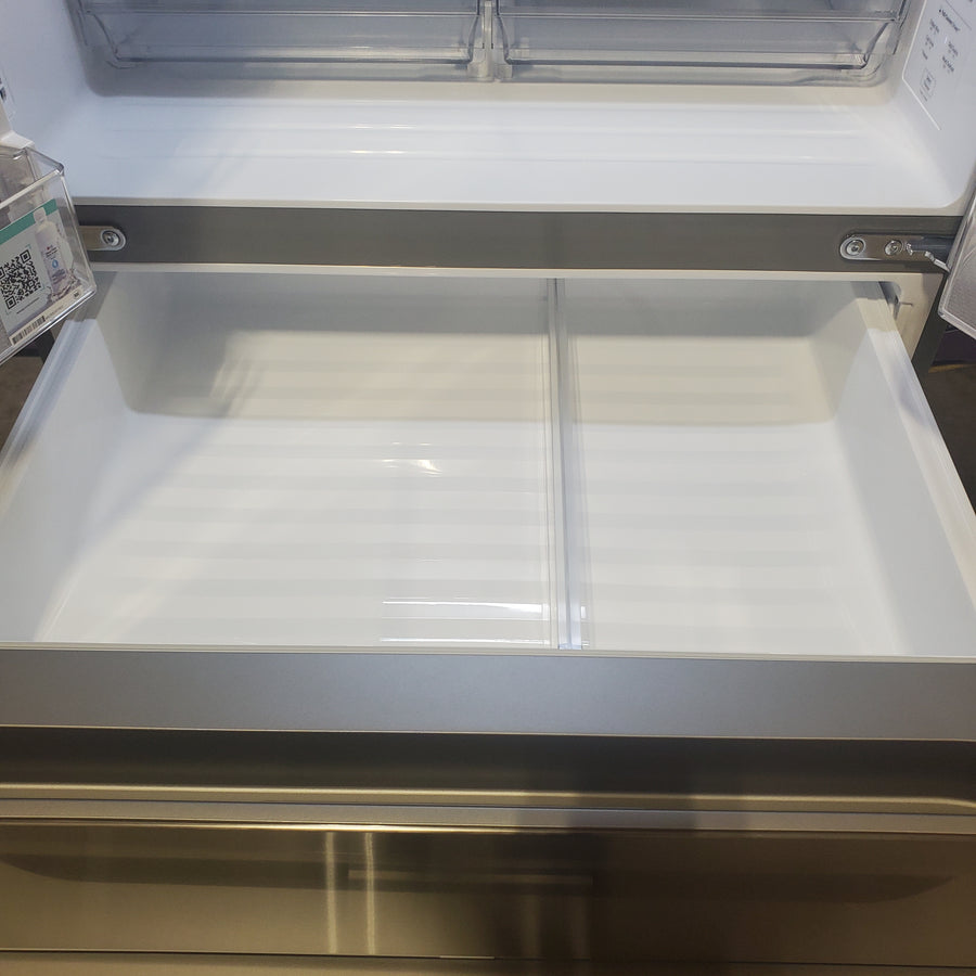 LG 29 cu. ft. Smart Standard-Depth MAX™ 4-Door French Door Refrigerator with Full-Convert Drawer™ in Print Proof Stainless Steel LF29H8330S - Scratch & Dent (Moderate)